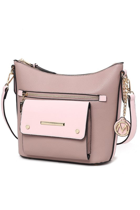 Mkf Collection Serenity Color Block Crossbody Bag | Modern Boutique Fashion