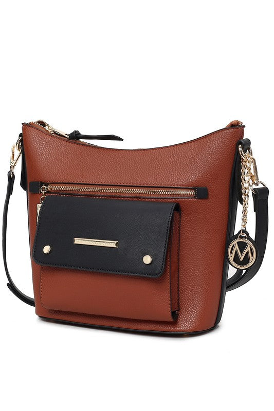 Mkf Collection Serenity Color Block Crossbody Bag | Modern Boutique Fashion