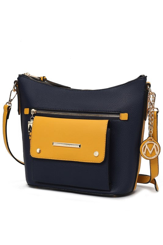 Mkf Collection Serenity Color Block Crossbody Bag | Modern Boutique Fashion