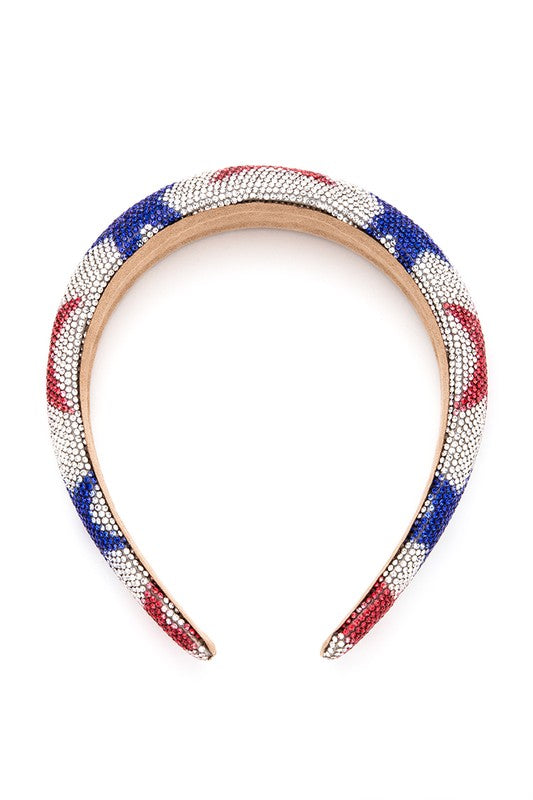 Usa Rhinestone Statement Headband | Modern Boutique Fashion
