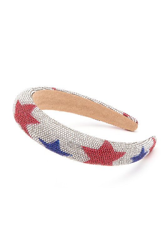 Usa Rhinestone Statement Headband | Modern Boutique Fashion