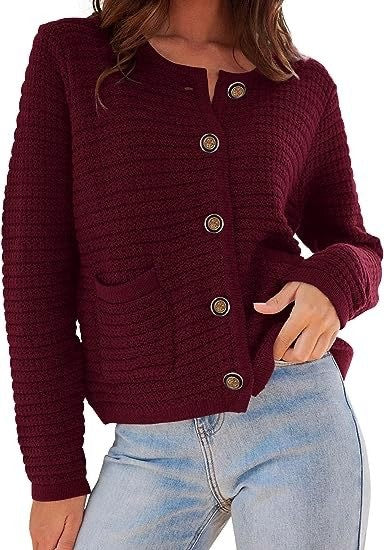 Textured Button Front Cardigan | Modern Boutique Fashion