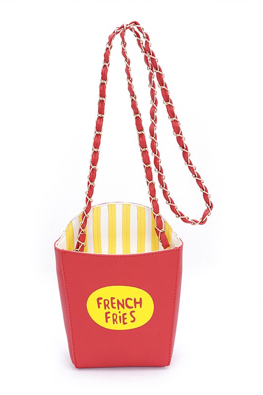French Fries Crossbody Swing Clutch | Modern Boutique Fashion