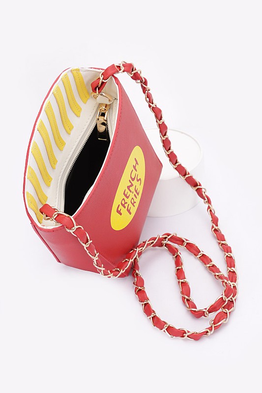 French Fries Crossbody Swing Clutch | Modern Boutique Fashion