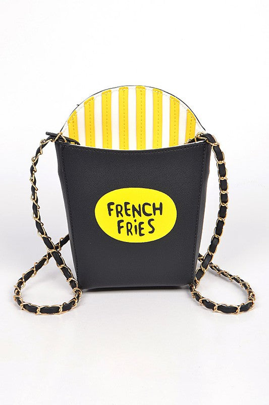 French Fries Crossbody Swing Clutch | Modern Boutique Fashion