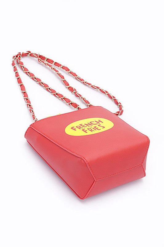 French Fries Crossbody Swing Clutch | Modern Boutique Fashion