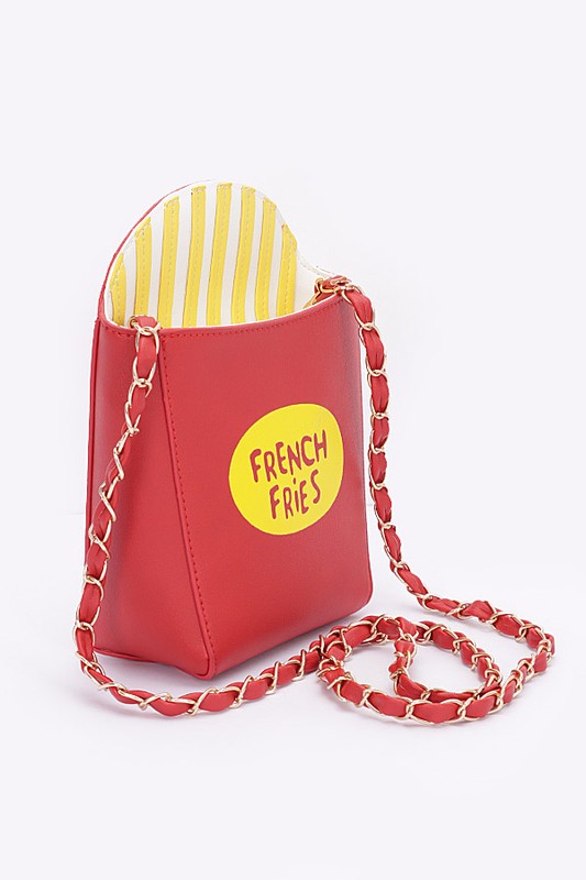 French Fries Crossbody Swing Clutch | Modern Boutique Fashion
