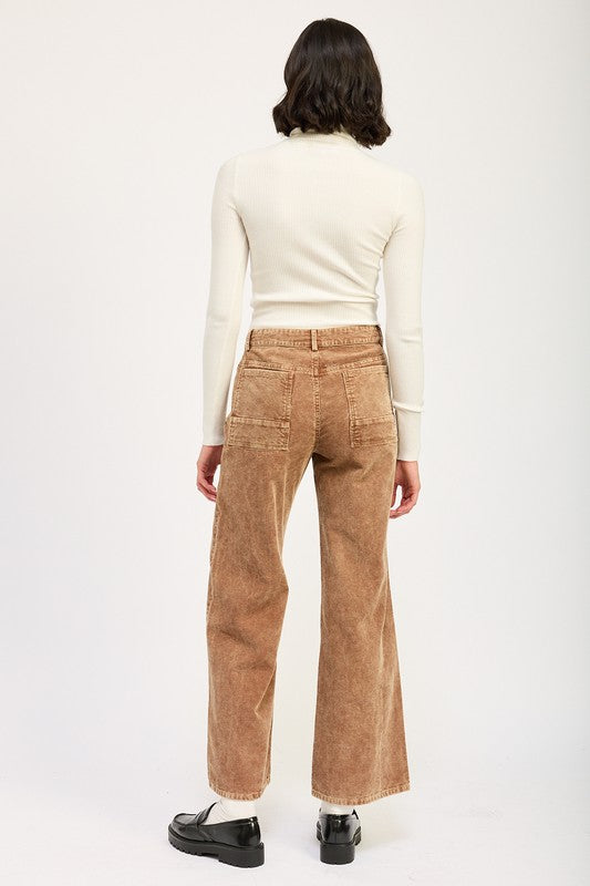 Distrassed Corduroy Pants | Modern Boutique Fashion