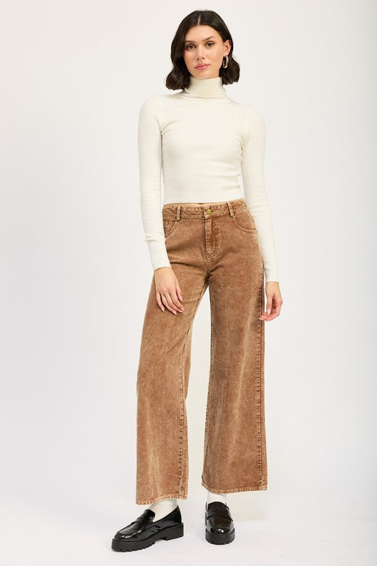 Distrassed Corduroy Pants | Modern Boutique Fashion