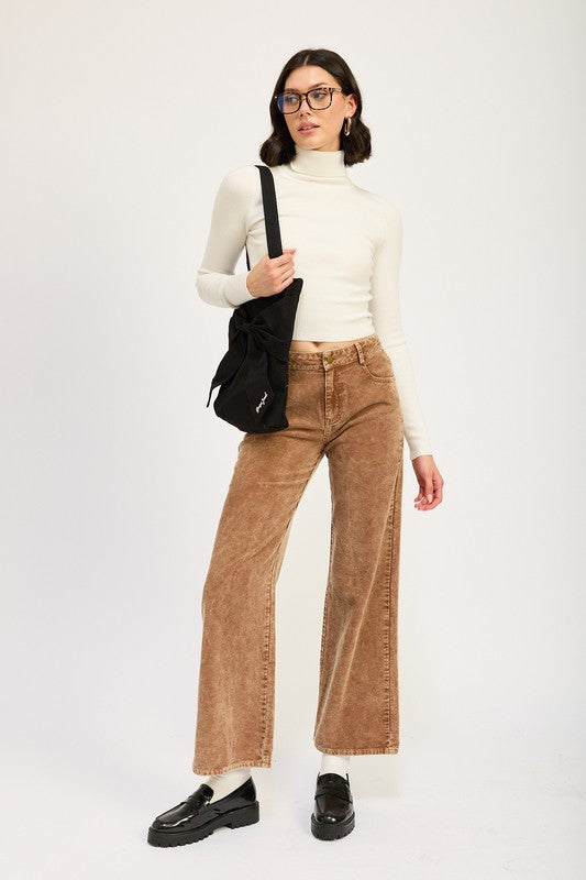 Distrassed Corduroy Pants | Modern Boutique Fashion