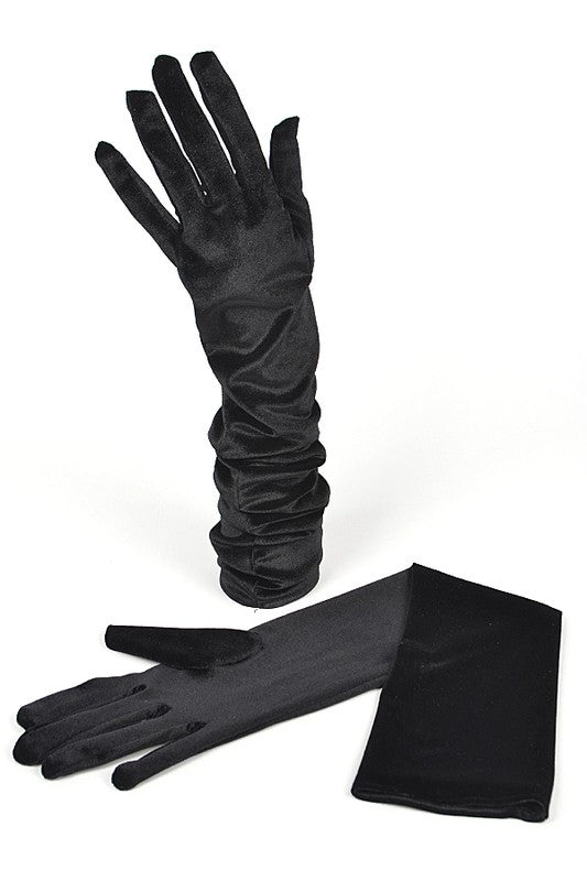 Above Elbow Elegant Long Velvet Gloves | Modern Boutique Fashion