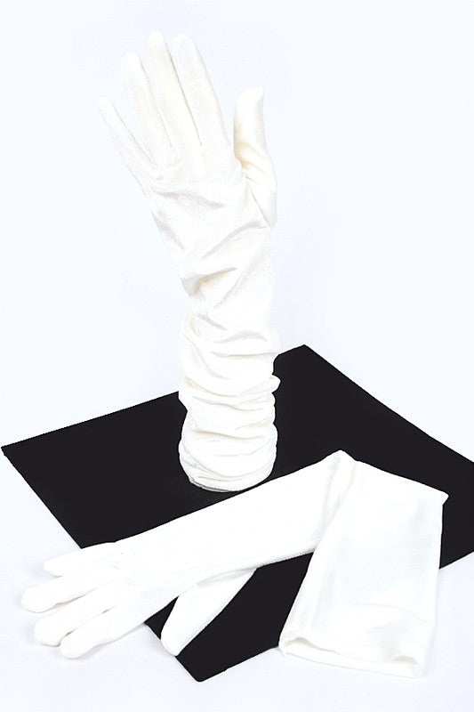 Above Elbow Elegant Long Velvet Gloves | Modern Boutique Fashion