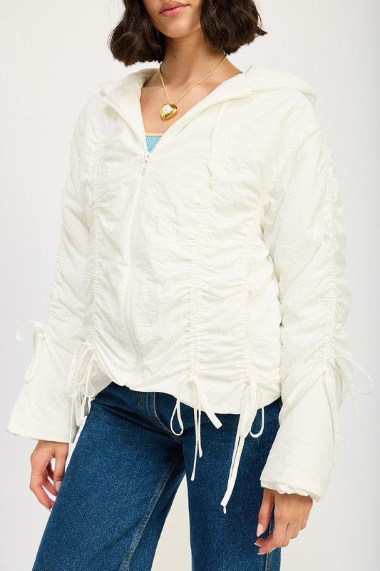 Ruched Puff Jacket | Modern Boutique Fashion