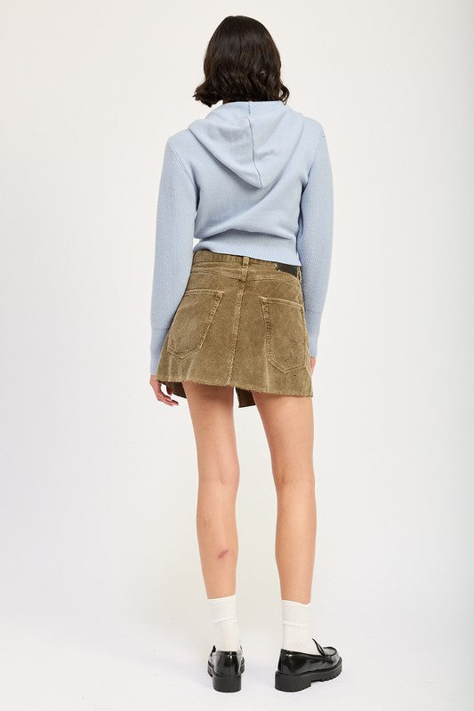 Cropped Hoodie Zip Up | Modern Boutique Fashion