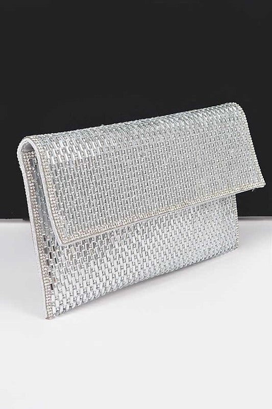 Rhinestone Iconic Envelope Clutch | Modern Boutique Fashion