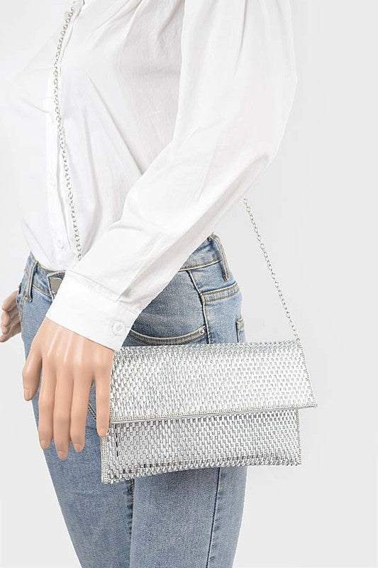 Rhinestone Iconic Envelope Clutch | Modern Boutique Fashion