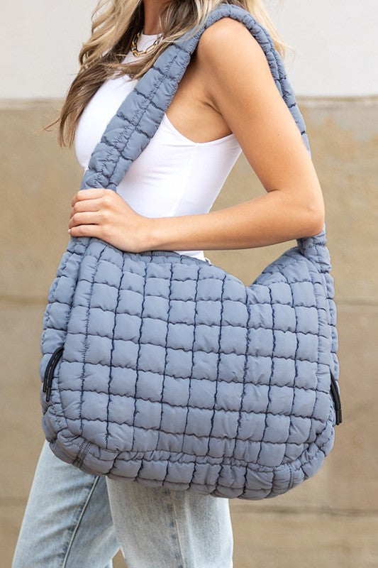 Taylor Quilted Puffer Tote | Modern Boutique Fashion