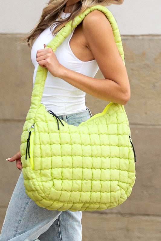 Taylor Quilted Puffer Tote | Modern Boutique Fashion