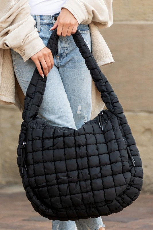 Taylor Quilted Puffer Tote | Modern Boutique Fashion