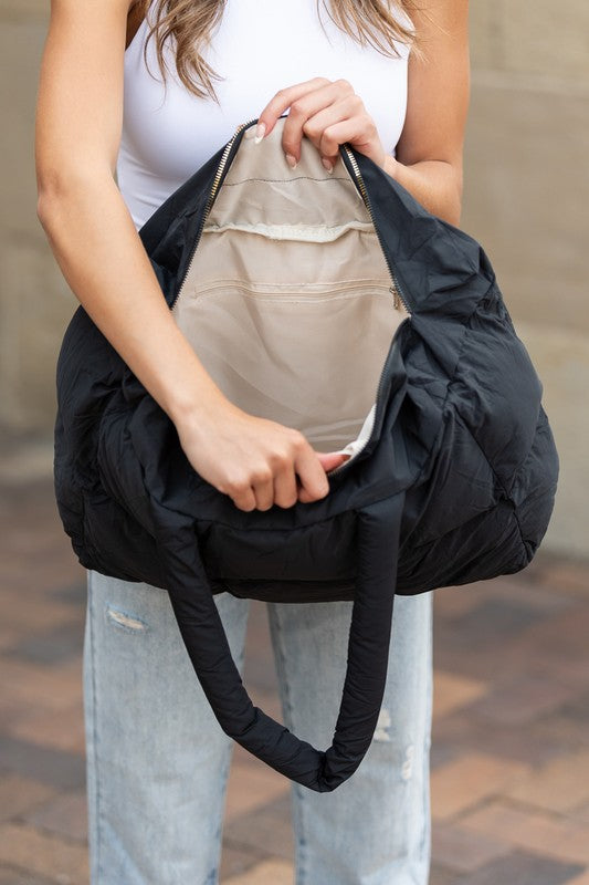 Daphne Puffer Tote | Modern Boutique Fashion