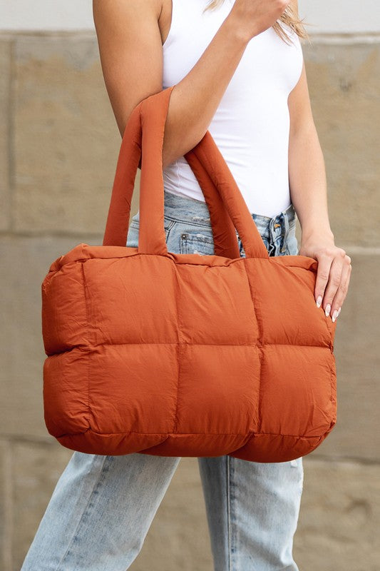 Daphne Puffer Tote | Modern Boutique Fashion