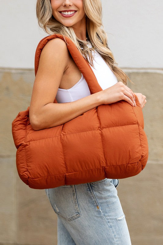 Daphne Puffer Tote | Modern Boutique Fashion