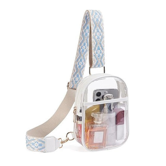 Noelle Clear Stadium Sling | Modern Boutique Fashion