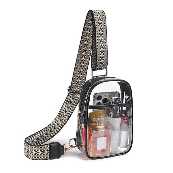 Noelle Clear Stadium Sling | Modern Boutique Fashion