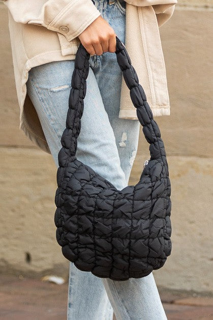 Dale Quilted Puffer Shoulder Bag | Modern Boutique Fashion