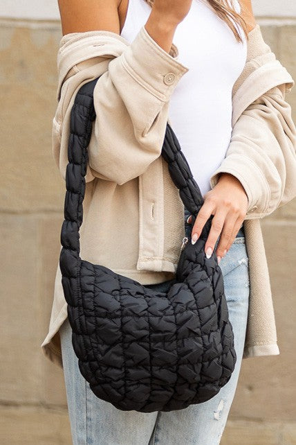 Dale Quilted Puffer Shoulder Bag | Modern Boutique Fashion
