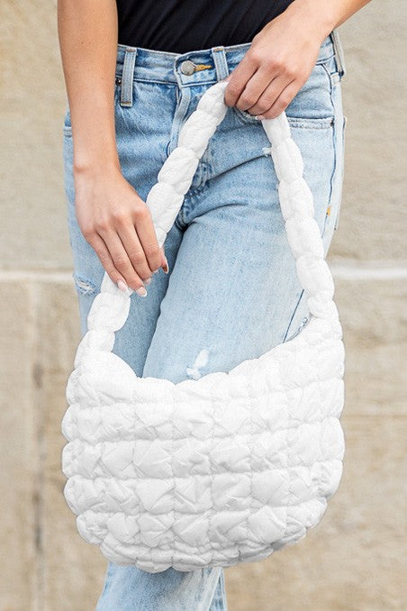 Dale Quilted Puffer Shoulder Bag | Modern Boutique Fashion