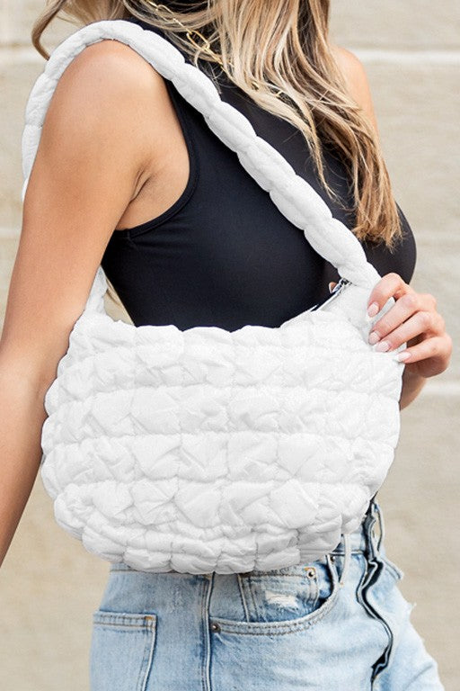 Dale Quilted Puffer Shoulder Bag | Modern Boutique Fashion