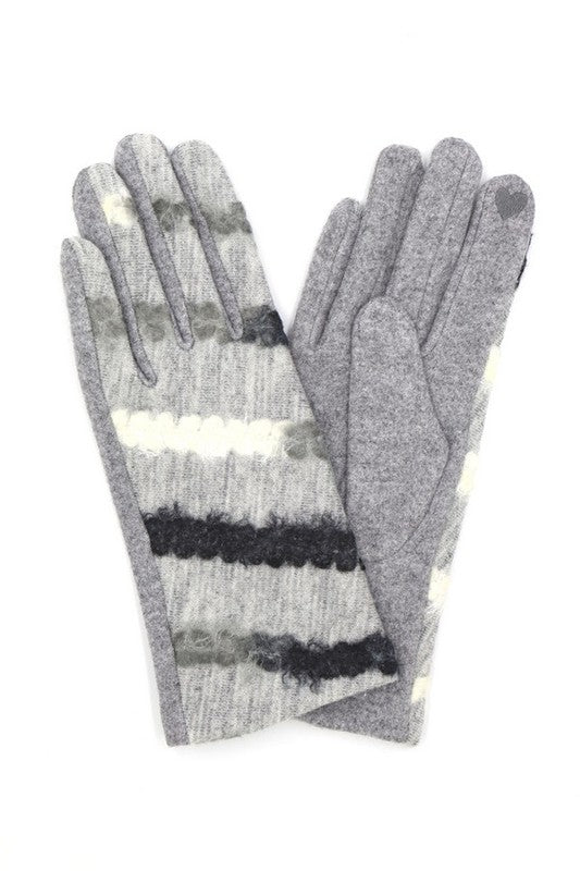 Pressed Yarn Fashion Winter Smart Gloves | Modern Boutique Fashion