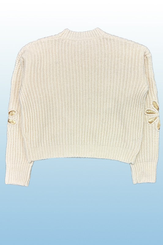 Flower Knit Sweater | Modern Boutique Fashion