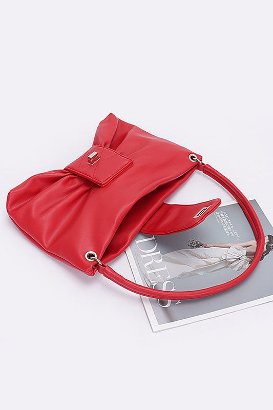 Oversize Bow Shape Shoulder Bag | Modern Boutique Fashion
