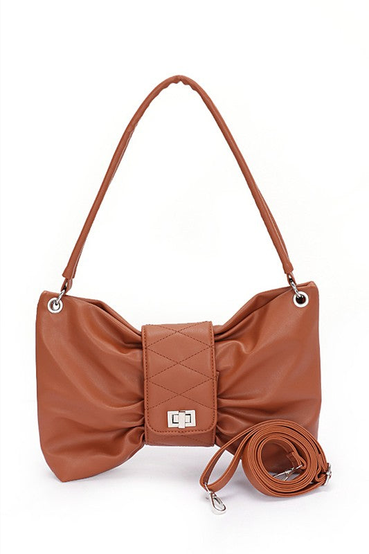 Oversize Bow Shape Shoulder Bag | Modern Boutique Fashion