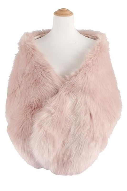 Faux Fur Winter Shawl Scarf | Modern Boutique Fashion
