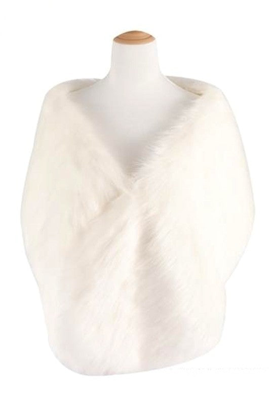 Faux Fur Winter Shawl Scarf | Modern Boutique Fashion
