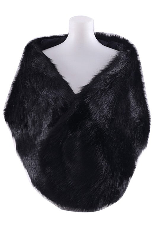 Faux Fur Winter Shawl Scarf | Modern Boutique Fashion