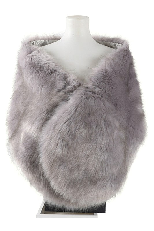 Faux Fur Winter Shawl Scarf | Modern Boutique Fashion