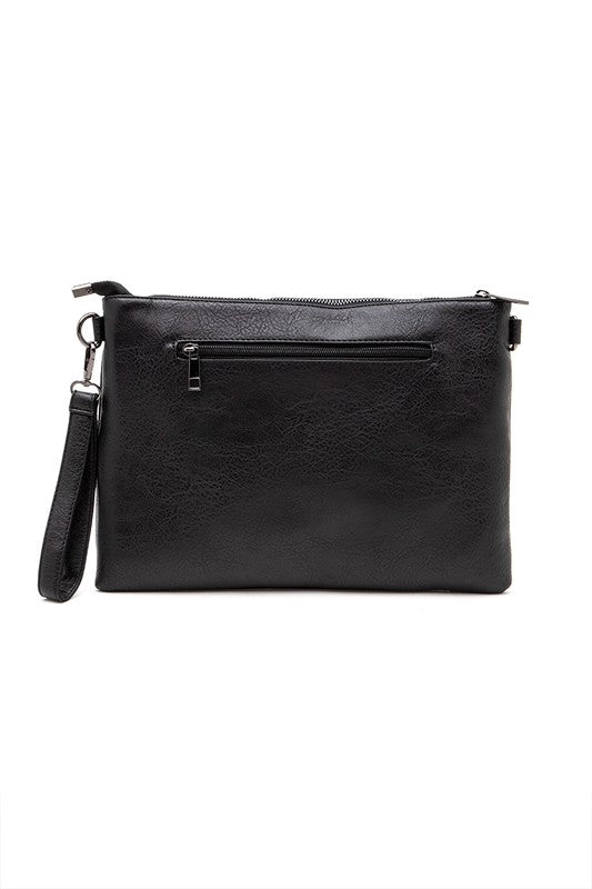 Star Studs Convertible Clutch Crossbody Swing Bag | Modern Boutique Fashion