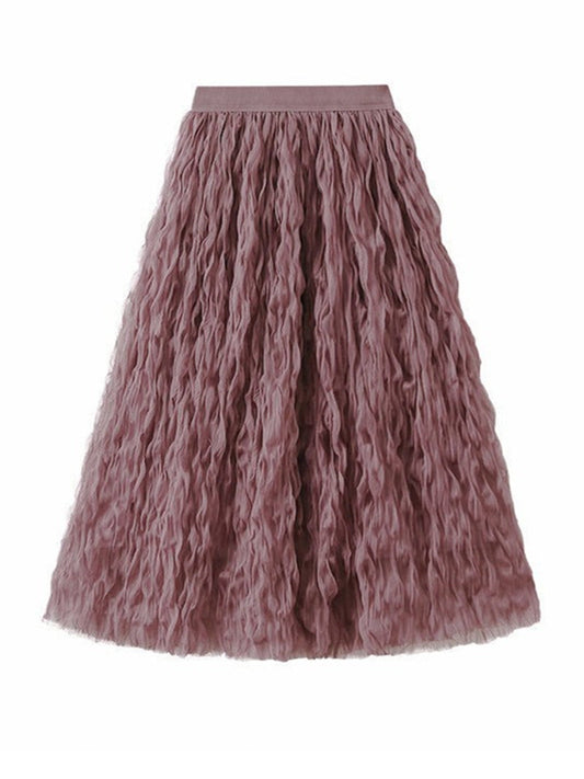 Midi Mesh Skirt