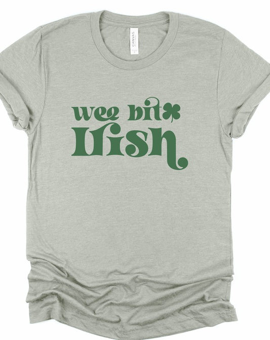 Wee Bit Irish Graphic Crew Neck Tee