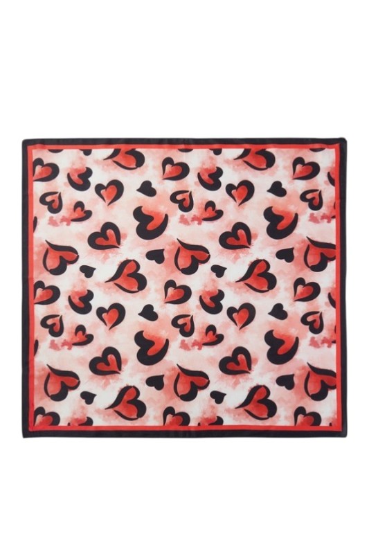 Heart Print Bandana stylish women's boutique wear