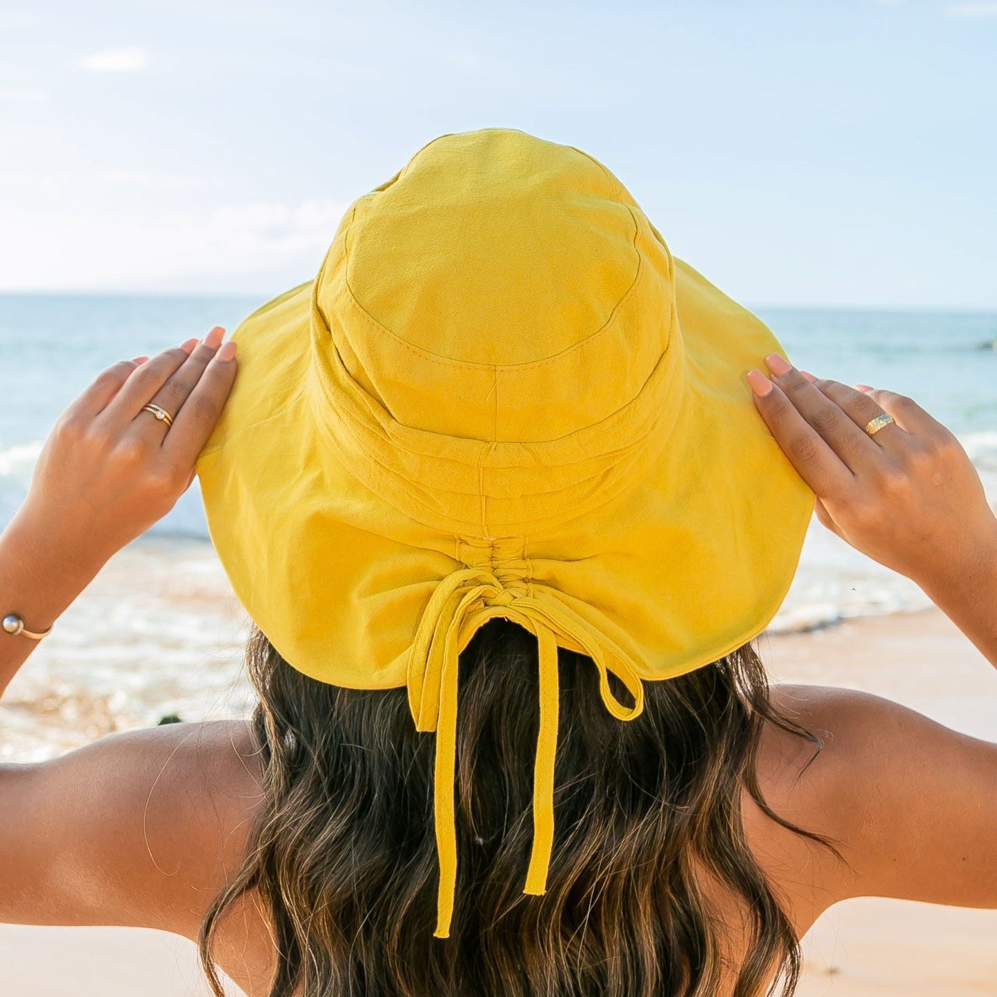 Tie Back Bucket Sunhat