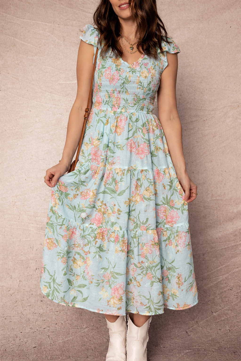 Alejandra Tiered Floral Maxi Dress – Modern Emporium