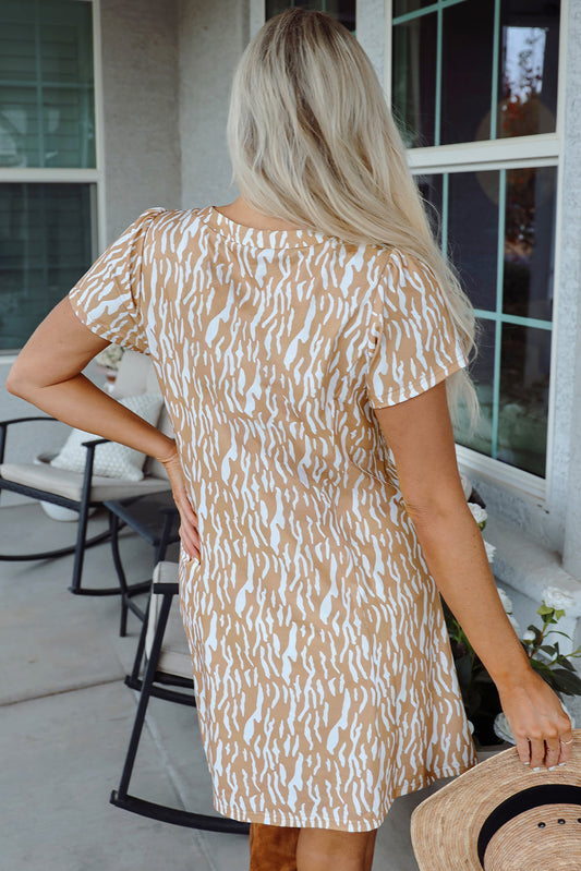 Amalia Short Sleeve T-Shirt Dress