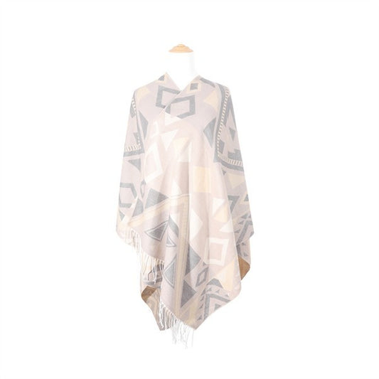 Tribal Print Poncho | Modern Boutique Fashion