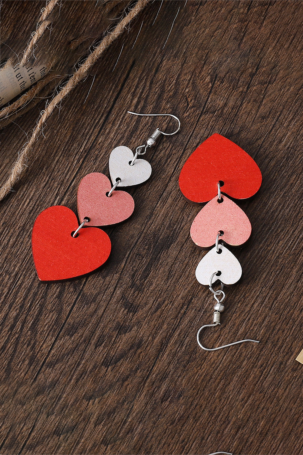 Rosalie Shape Tiered Dangle Earring