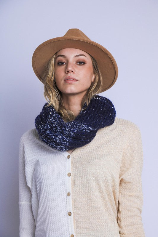 Two Toned Infinity String Scarf | Modern Boutique Fashion